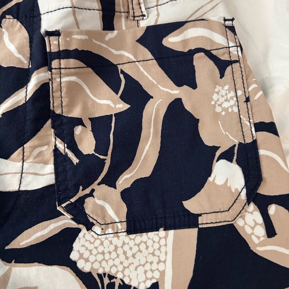 MAEVE The Colette Floral Wide-Leg Crop Pants Jo Faulkner for ANTHROPOLOGIE 27 - Picture 4 of 14